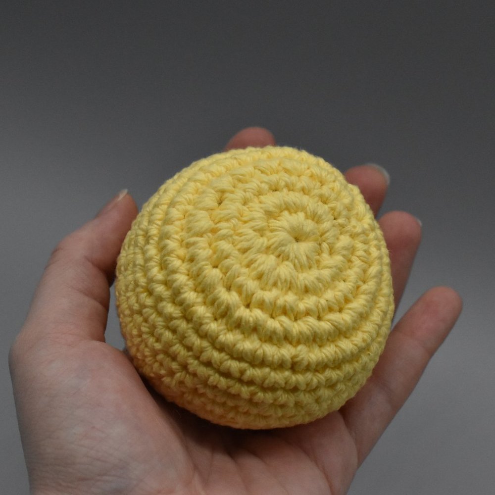 Hand Crafted Crochet catnip ball cat toy
